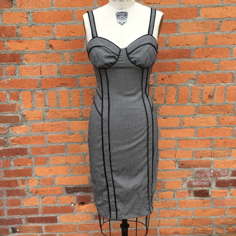 Arden B houndstooth dress size S